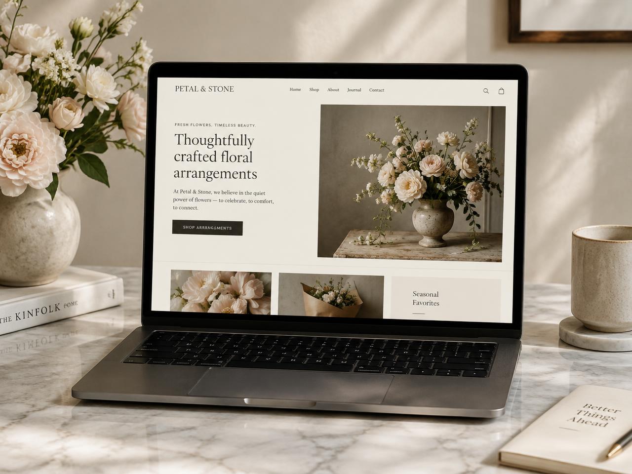 Petal & Stone website project
